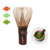 chasen batidor whisker de bambu para matcha purple dark