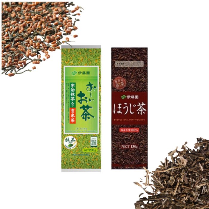 Pack Té Japonés Tradicional ITO EN – Genmaicha con Matcha + Hōjicha