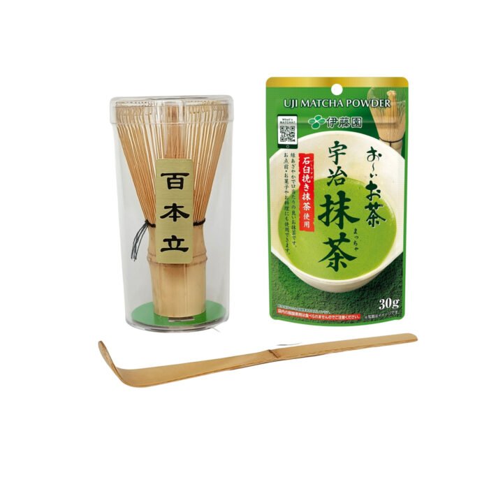 Kit Matcha Japonés Premium 30g ITO EN – Incluye Chasen y Chashaku
