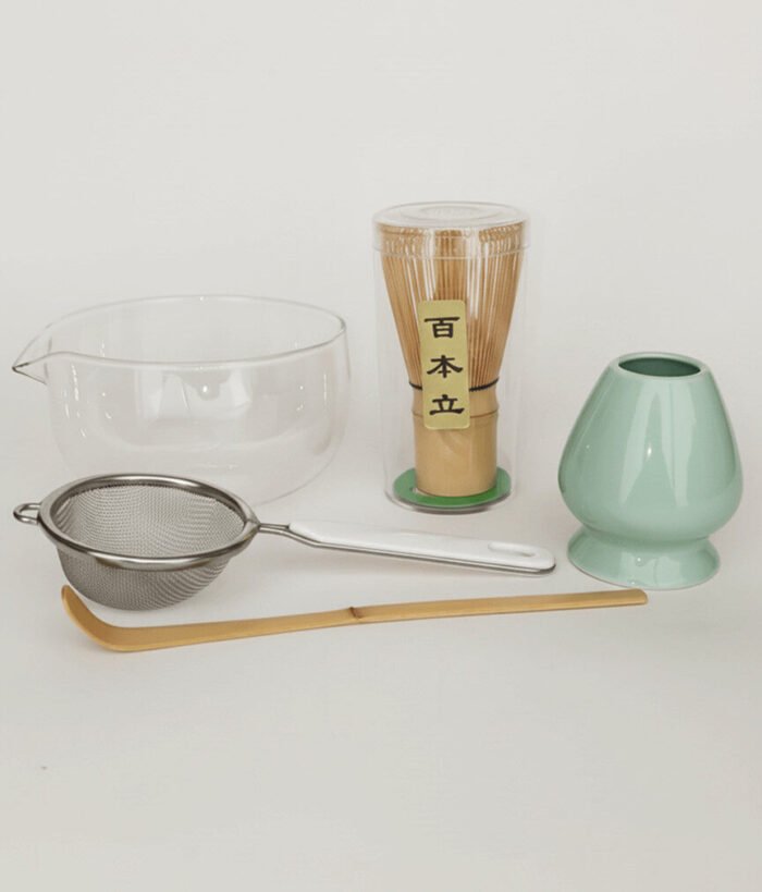 Set de Matcha con Chawan de Vidrio