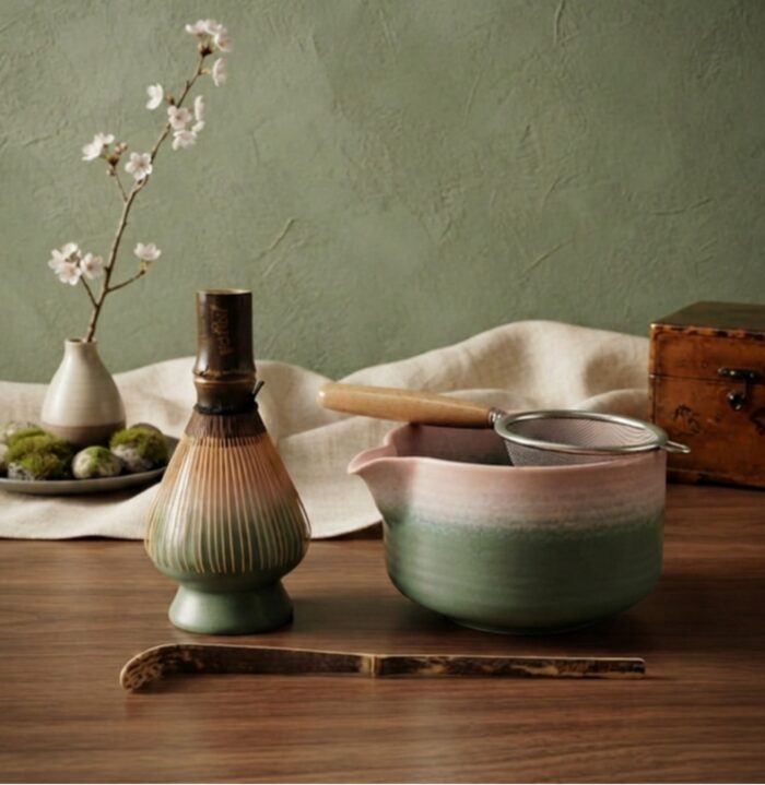 Set Completo de Matcha (5 piezas) Color Sakura