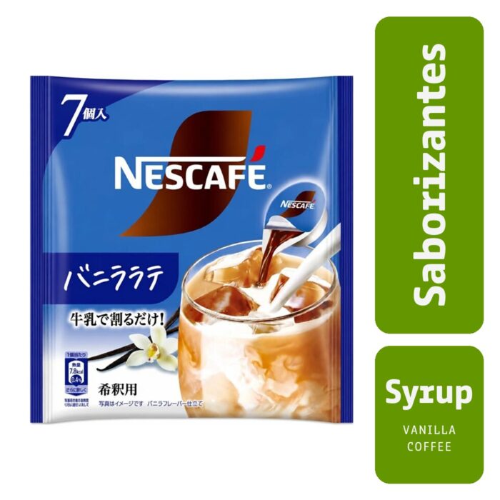 Receta con matcha dirty matcha y syrup vanilla coffee